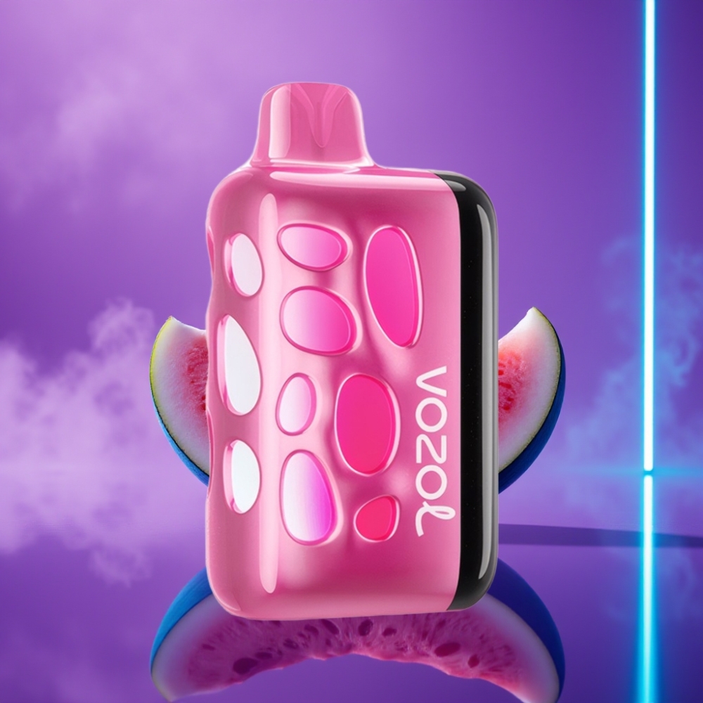 VOZOL RAVE 40000 Desechable Vape Fresa Sandía Melocotón 270° Diseño Brillante Modo Fiesta Sincronizado Eclipse Animación 20/50mg/ml 1000mAh