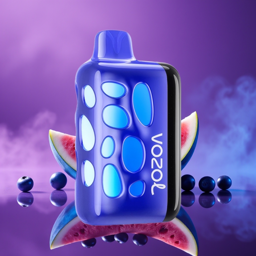 VOZOL RAVE 40000 Disposable Vape Arándano Sandía 270° Brillo Sincronizado Carga Rápida Eclipse Animación 1000mAh