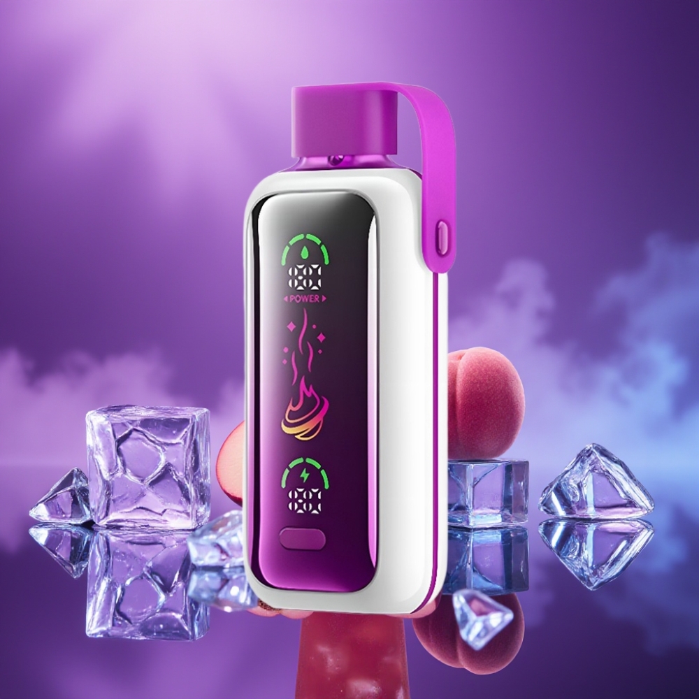 VOZOL Star 20000 Puffs Pantalla HD 2.2" Dual Mesh 650mAh Durazno Hielo 0mg/20mg/50mg
