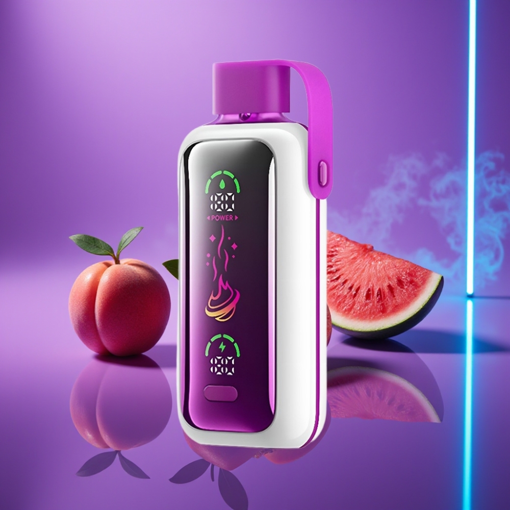 VOZOL Star 20000 Puffs Pantalla HD 2.2" Dual Mesh 650mAh Durazno Mango Sandía