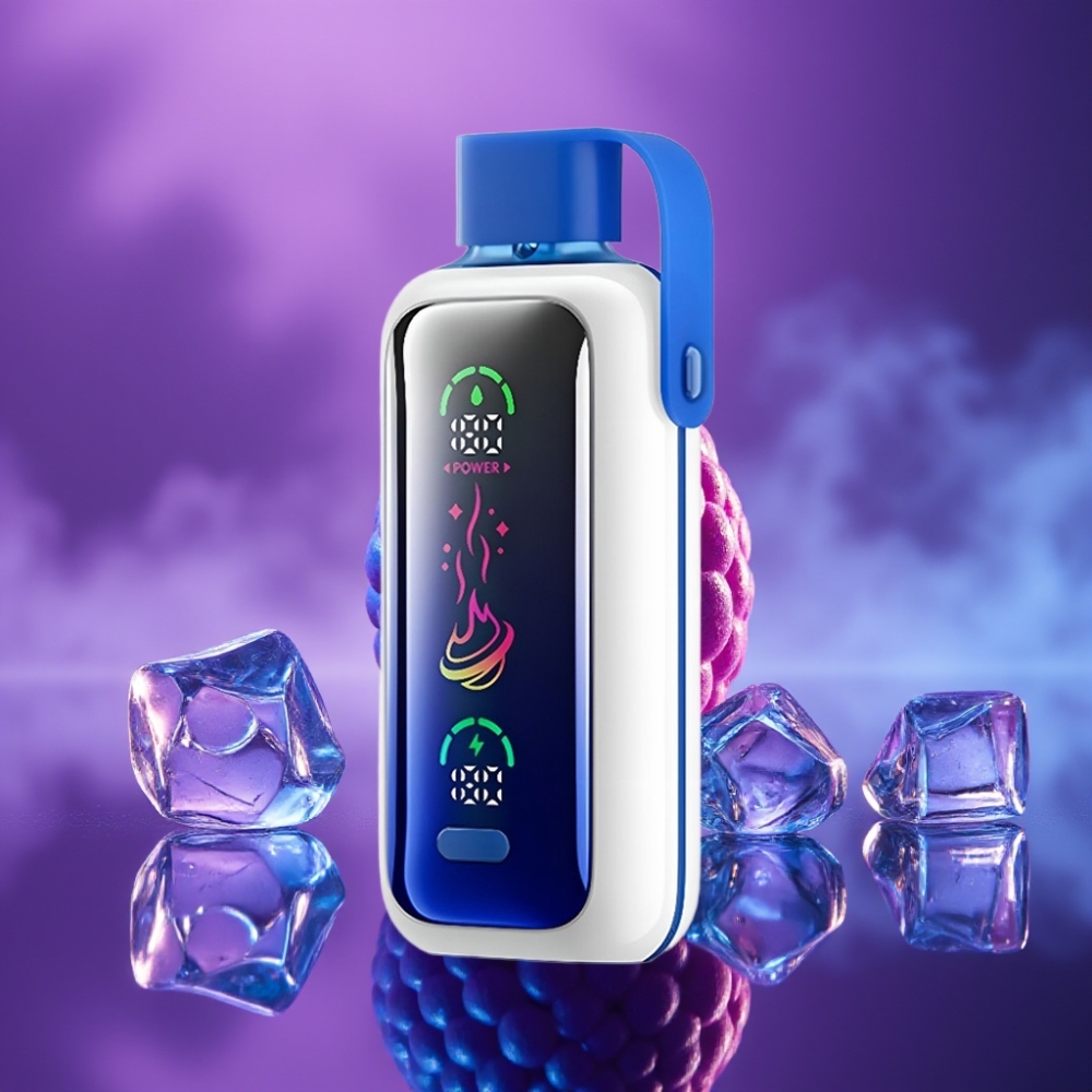 VOZOL Star 20000 Puffs Vape Desechable Azul Frambuesa Hielo Pantalla HD 2.2" Doble Malla Batería 650mAh Nicotina 0mg/ml 20mg/ml 50mg/ml