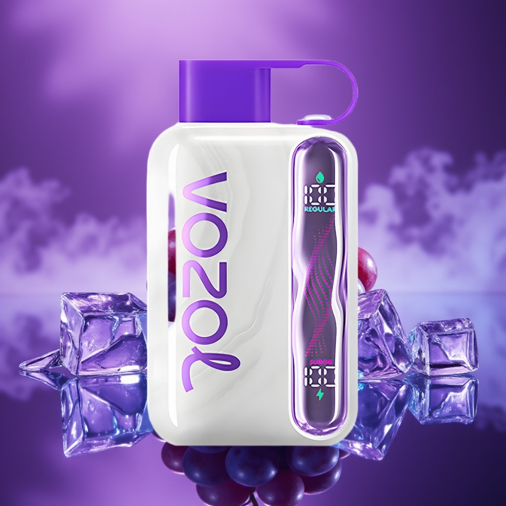 VOZOL STAR 40000 Puffs Vape Desechable Hielo Uva 1000mAh Tipo-C 20/50mg/ml