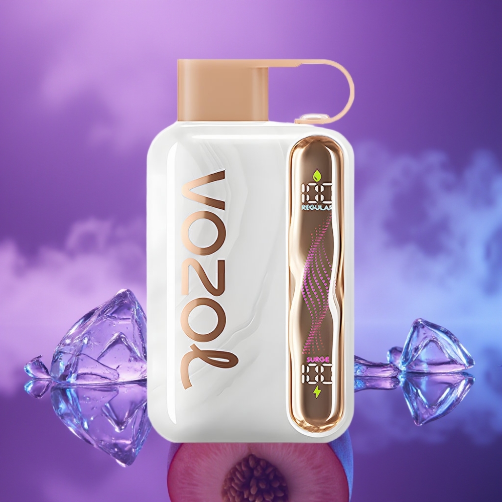 VOZOL STAR 40000 Puffs Vape Desechable Melocotón Hielo 1000mAh Tipo-C 20/50mg/ml