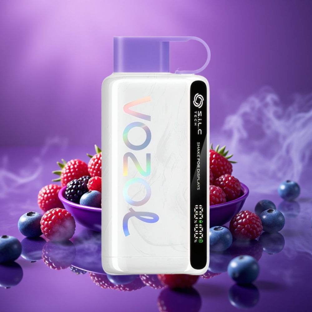 VOZOL STAR 9000/12000 Desechable Vape Bayas Mixtas S.i.L.C TECH, 650mAh, Carga Rápida 30%, Protección Boquilla