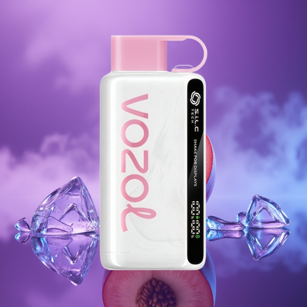 VOZOL STAR 9000/12000 Desechable Vape Melocotón Helado S.i.L.C TECH, 650mAh, Reciclado