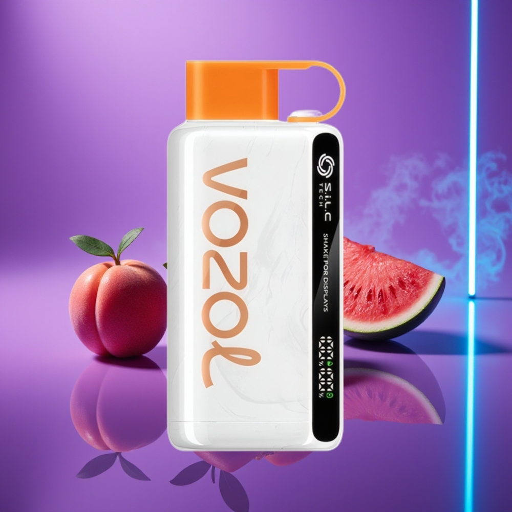 VOZOL STAR 9000/12000 Desechable Vape Melocotón Mango Sandía, S.i.L.C TECH, Carga 30% Más Rápida, 650mAh