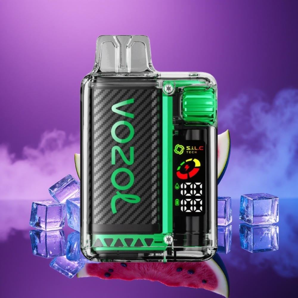 VOZOL Vista 20000 Caladas Vape Recargable Sandía Helada Pantalla OLED Batería 650mAh