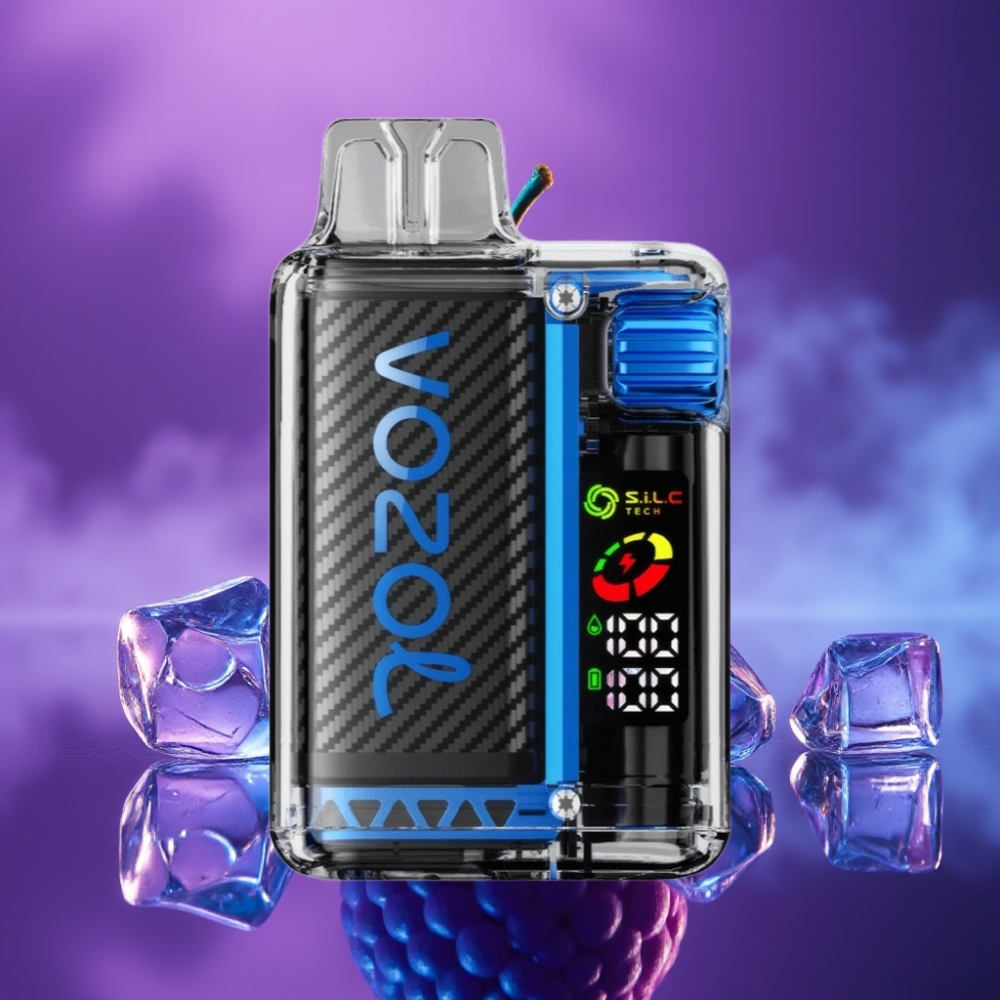 VOZOL Vista 20000 Puffs Recargable Azul Frambuesa Hielo Pantalla OLED Batería 650mAh