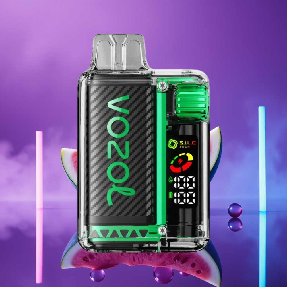 VOZOL Vista 20000 Puffs Vape Recargable Chicle de Sandía Pantalla OLED Batería 650mAh