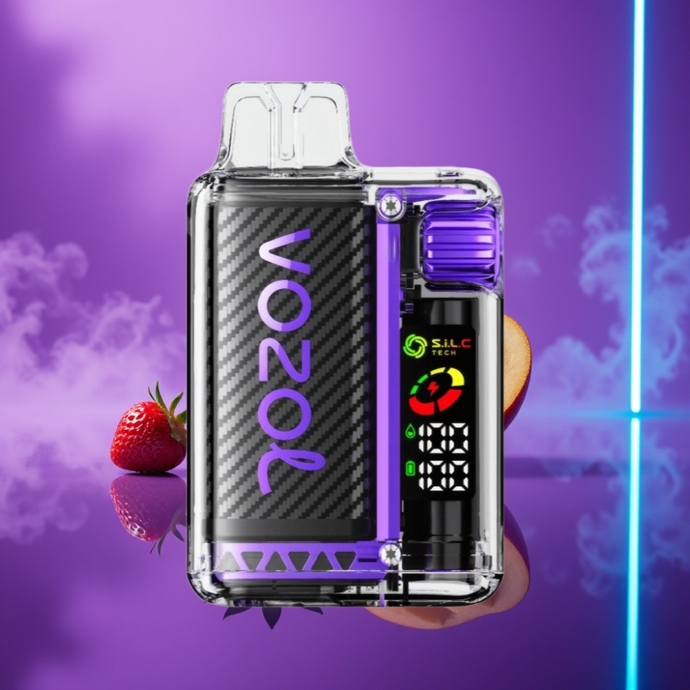 VOZOL Vista 20000 Puffs Vape Recargable Fresa Mango Pantalla OLED Batería 650mAh